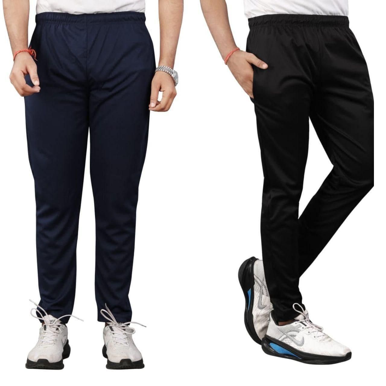 Men’s NS Lycra Track Pants – Combo Pack of 2