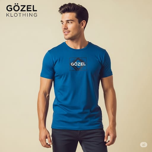 Round Neck Printed T Shirt